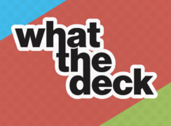 What The Deck title slide design
