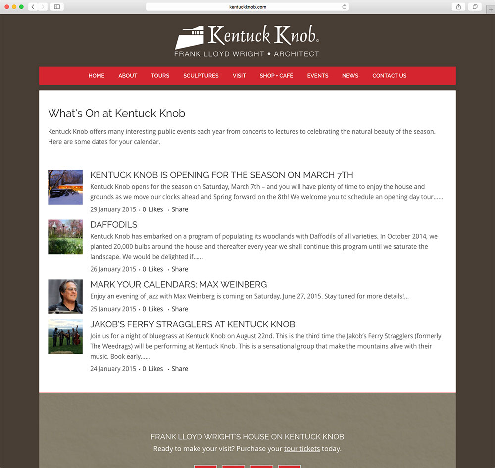 Kentuck Knob what's on