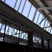 Skylights in the Sawtooth Roof